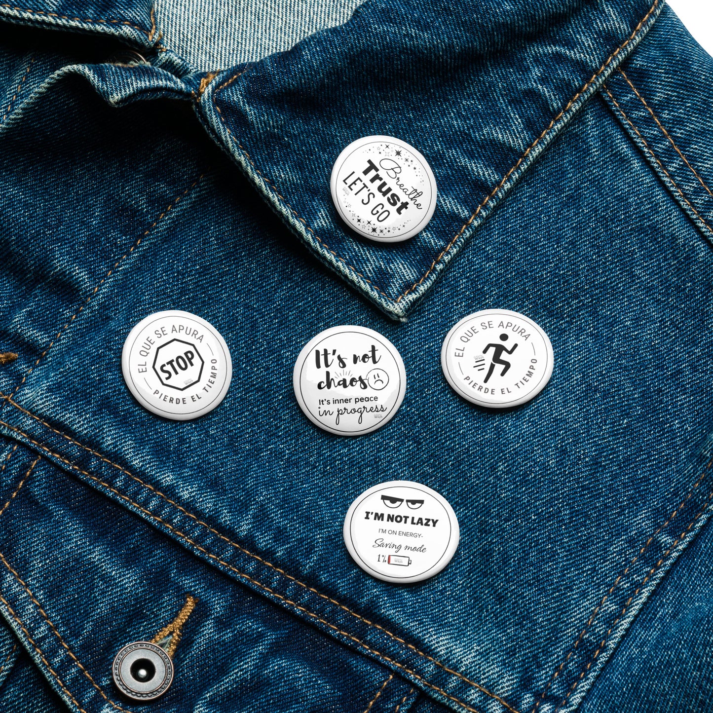 SET OF PIN BUTTONS - MIX