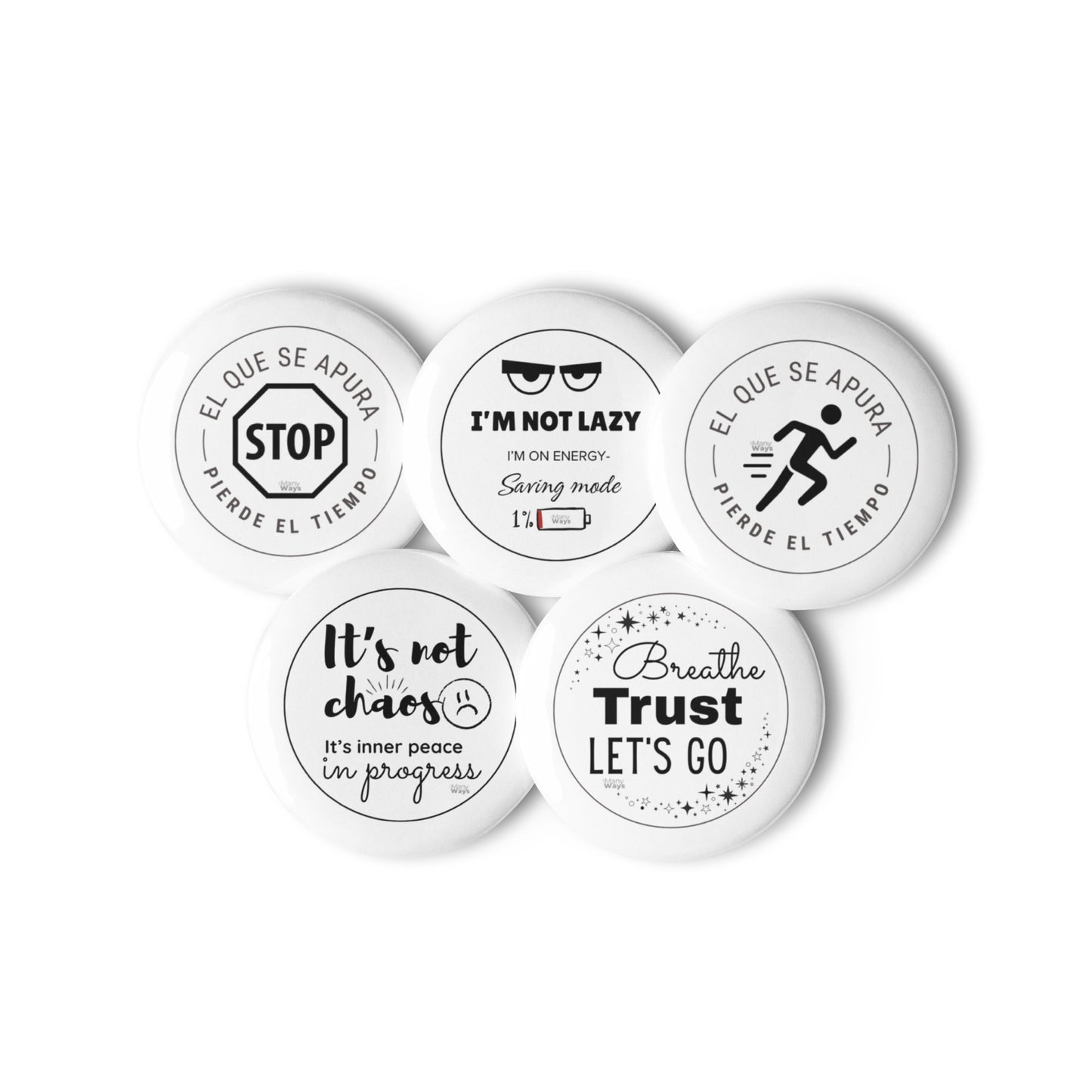 SET OF PIN BUTTONS - MIX