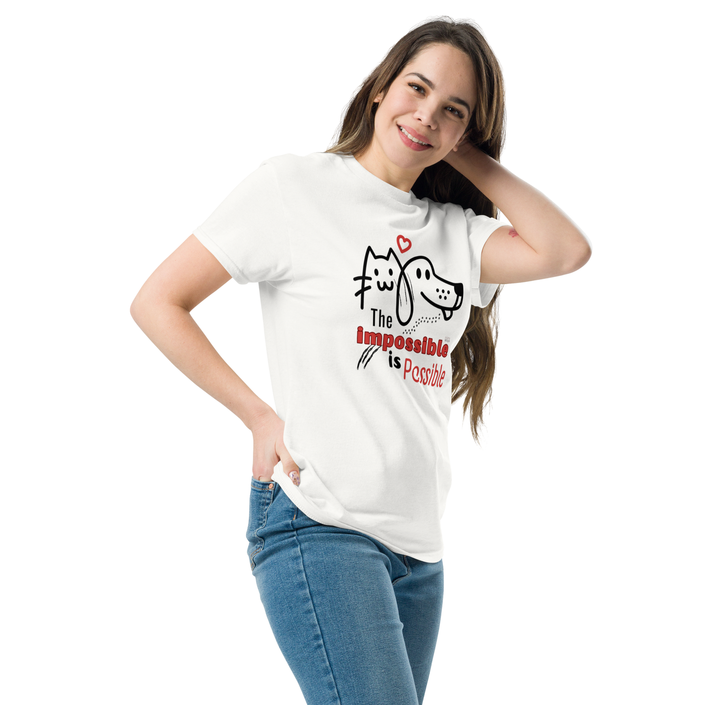 UNISEX T-SHIRT "THE IMPOSIBLE IS POSSIBLE"